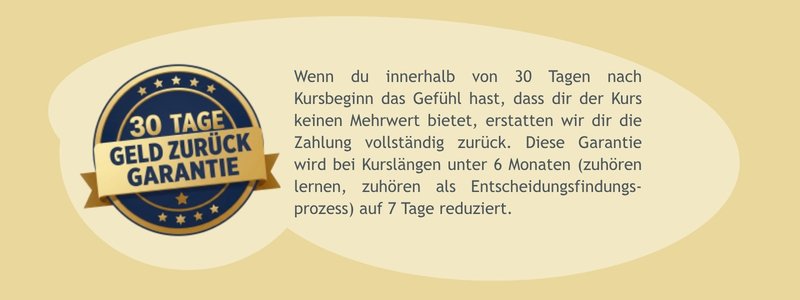 Geldzurückgarantie