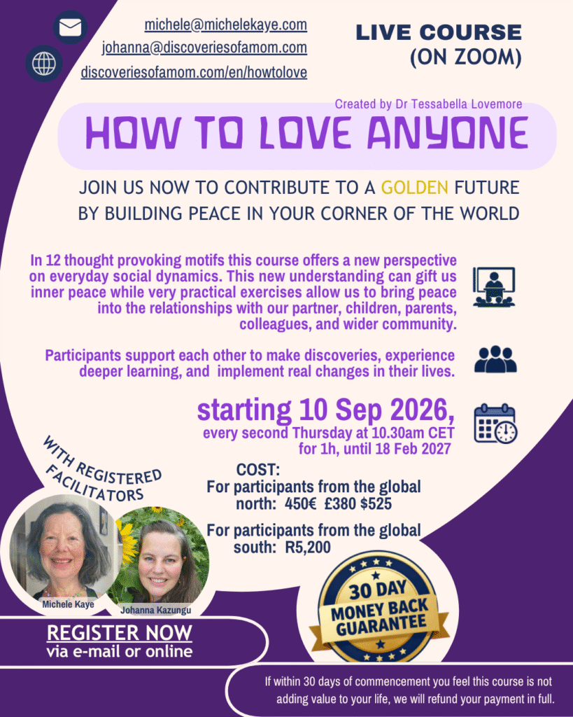 poster for next How to Love course starting in September