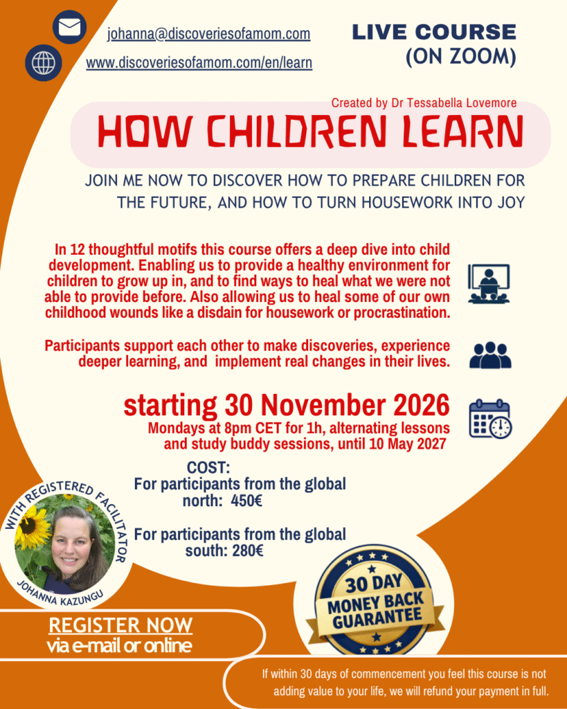 poster for the new course starting in November