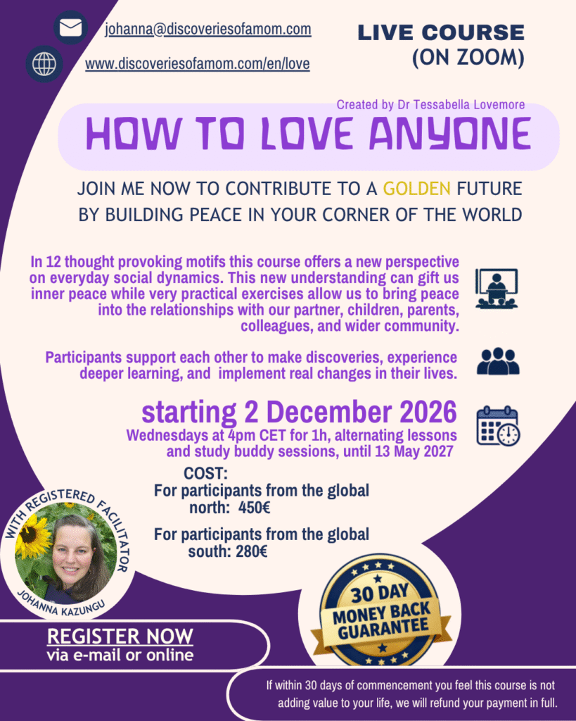 poster for the new course starting in November